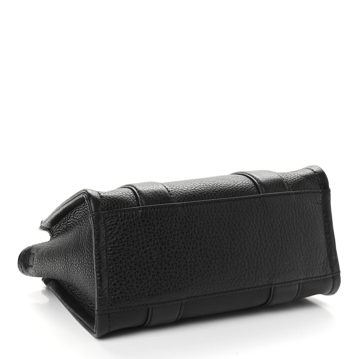 Grained Calfskin Small The Tote Bag Black