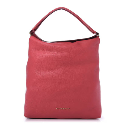 Burberry Grainy Calfskin Medium Cale Hobo Pink Azalea 1 of 11