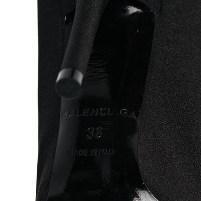 Balenciaga Spandex Pointed Toe Knife Thigh High Boots 36 Black 6 of 6