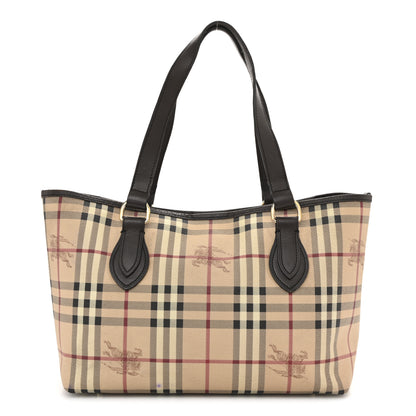 Burberry Haymarket Check Medium Regent Tote Chocolate 1 of 13