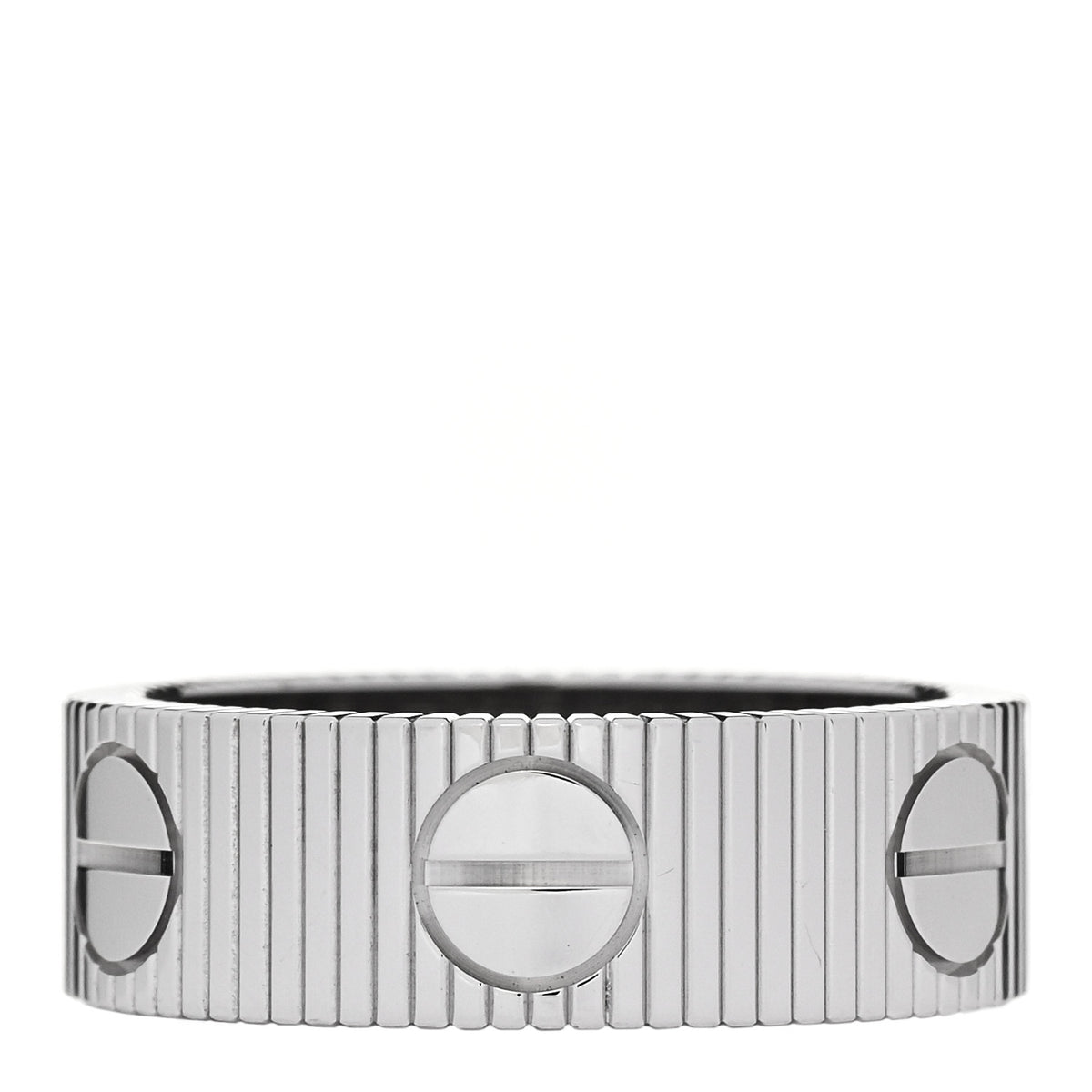 Cartier 18K White Gold 6.5mm LOVE Unlimited Ring 54 7 3 of 5