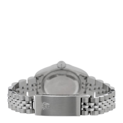 Rolex Stainless Steel 18K White Gold Diamond 26mm Oyster Perpetual Datejust Watch Silver 79174 3 of 4