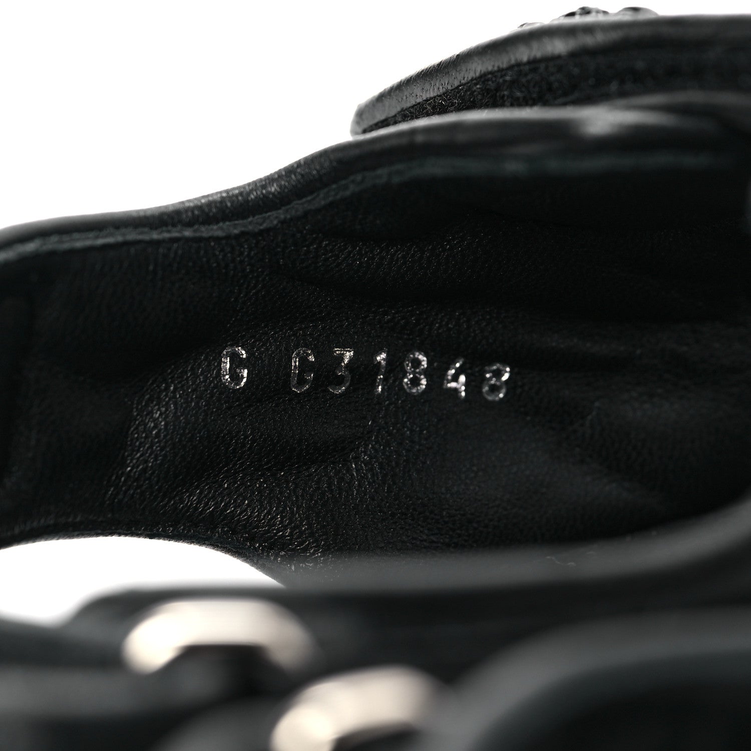 Chanel Lambskin Quilted Velcro Dad Sandals 37.5 So Black 8 of 9