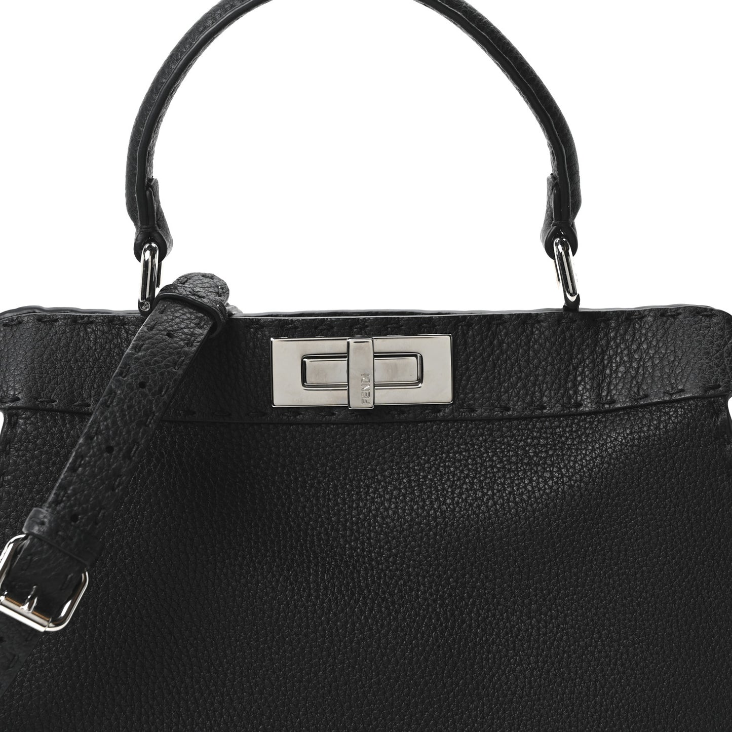 Cuoio Romano Selleria Chamois Medium Peekaboo I SEE U Satchel Black Camel Sunflower