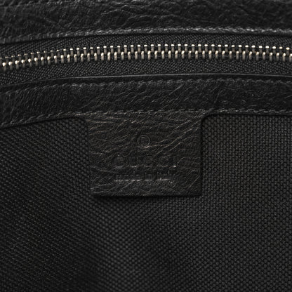 Gucci Fluffy Calfskin Morpheus Zip Pouch Black 6 of 10