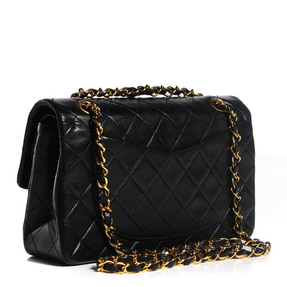 Chanel Lambskin Quilted Small Double Flap Black 3 of 9