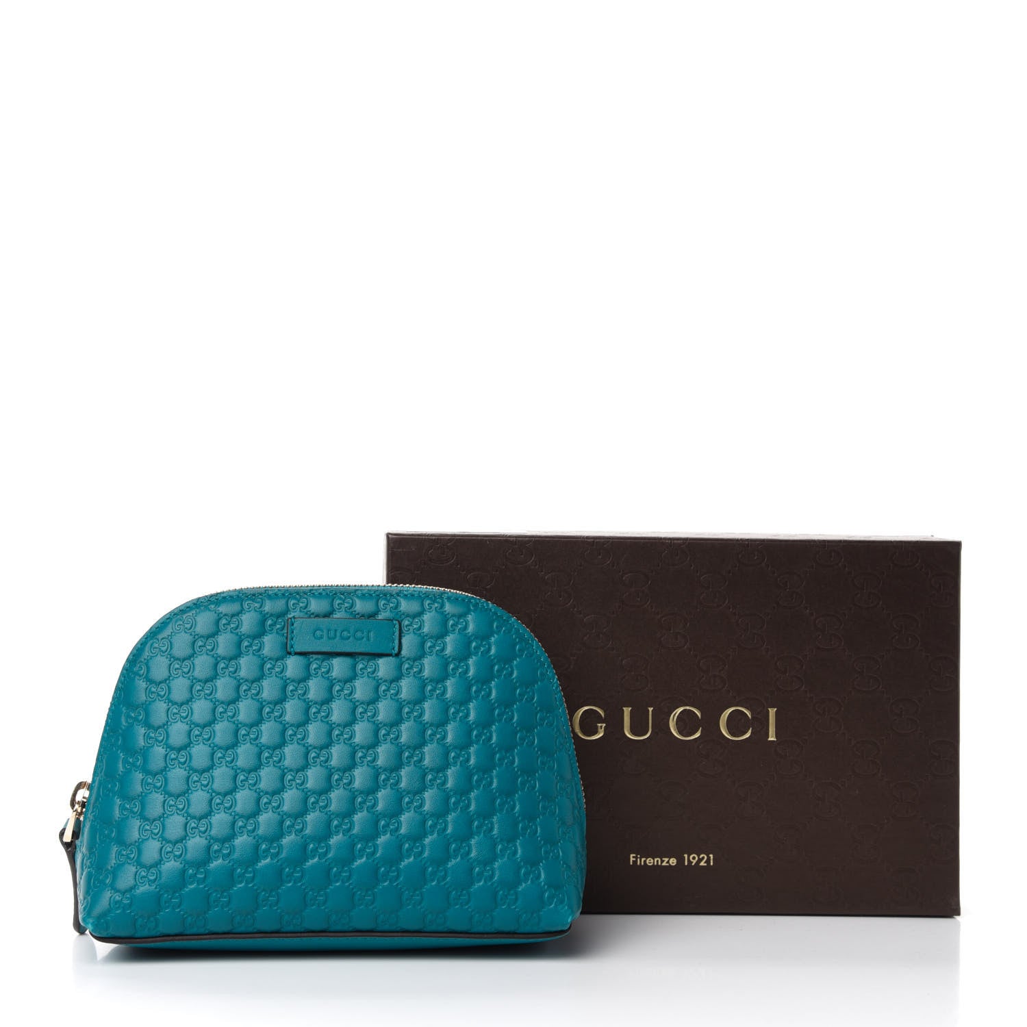 Gucci Microguccissima GG Cosmetic Case Deep Cobalt 8 of 8