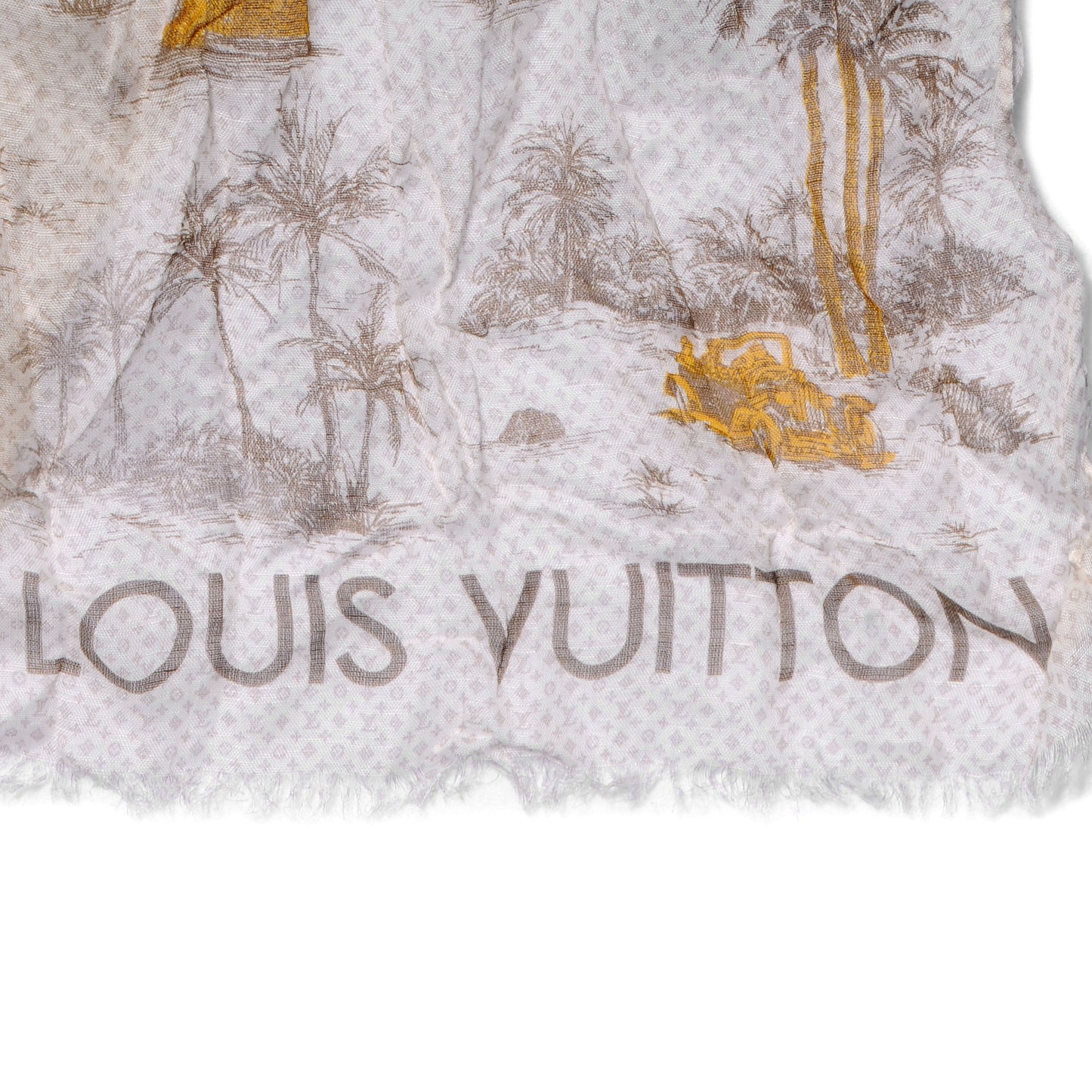 Cotton Linen Toile Etole De Louis Pareo Beige