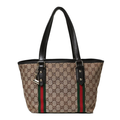 Gucci Monogram Medium Jolicoeur Tote Dark Brown 1 of 20