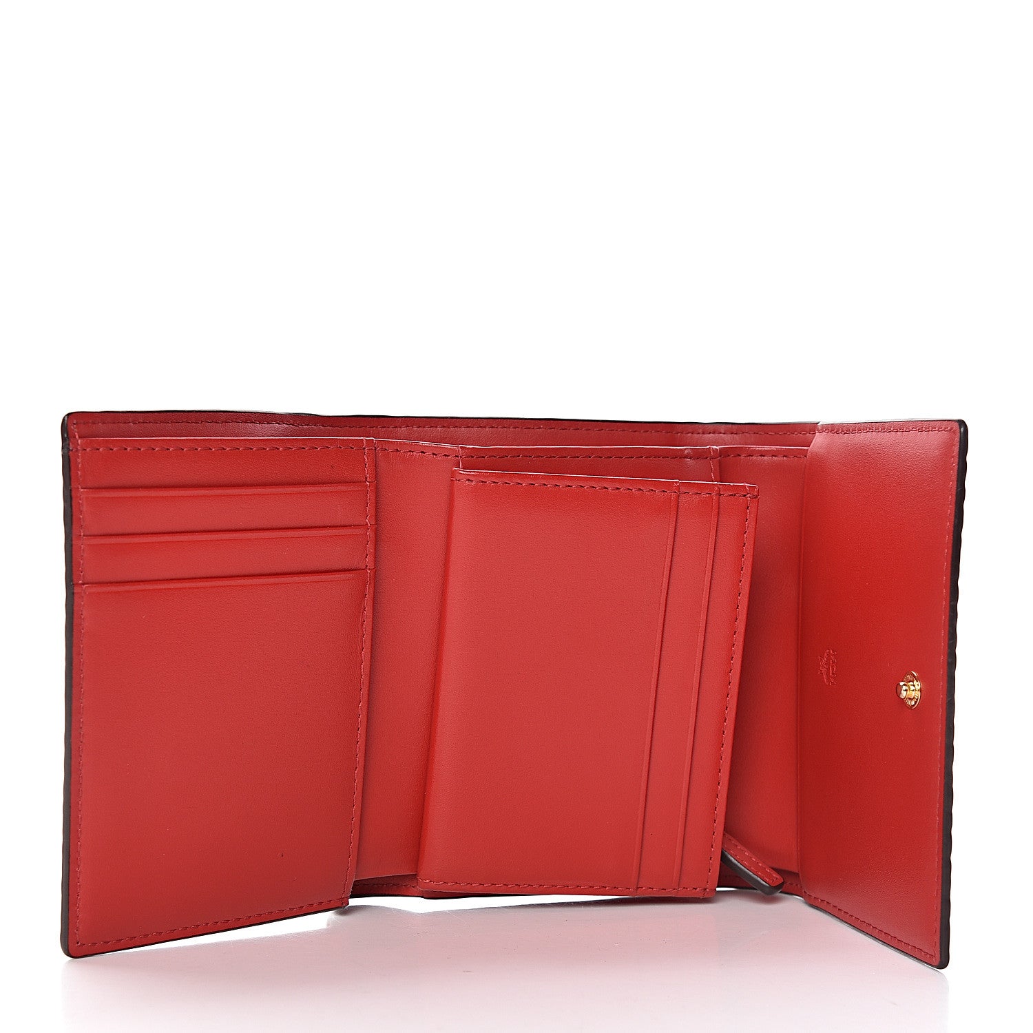 MCM Visetos Trifold Wallet Cognac 5 of 9