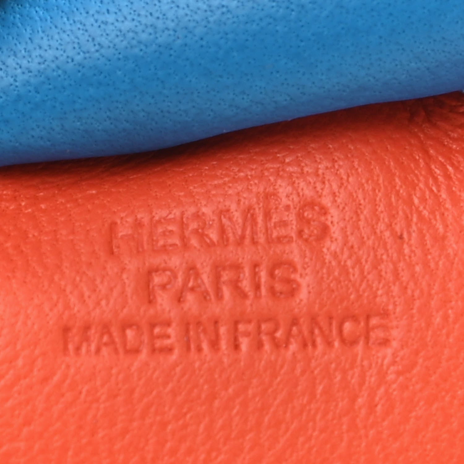 Hermes Milo Lambskin Grigri Rodeo Horse Bag Charm MM Orange Poppy Bleu Izmir Rose Azalee 3 of 3