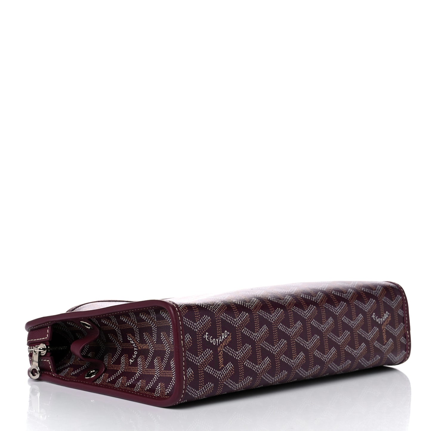 Goyardine Jouvence Toiletry Pouch Burgundy