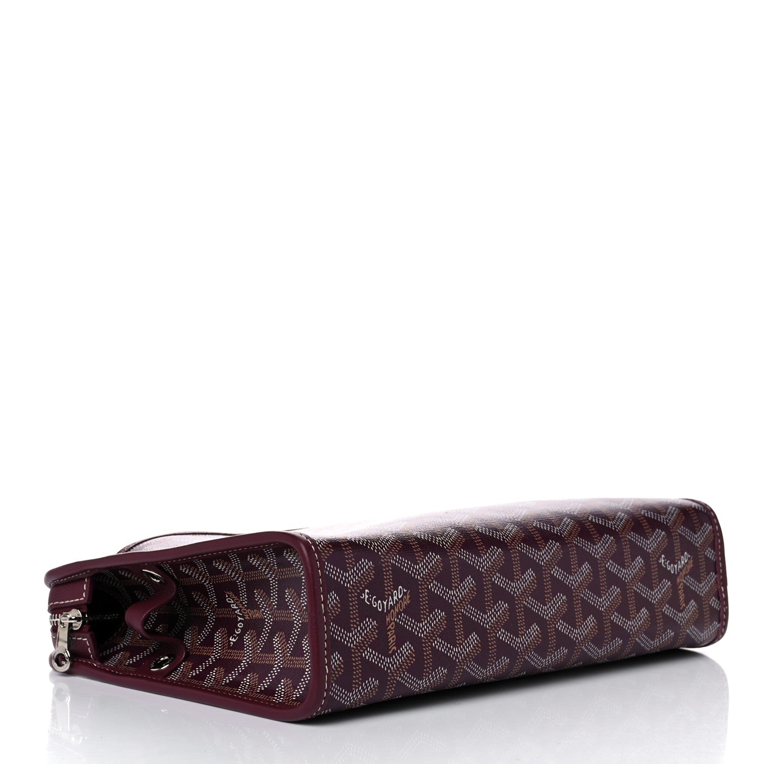 Goyard Goyardine Jouvence Toiletry Pouch Burgundy 4 of 11