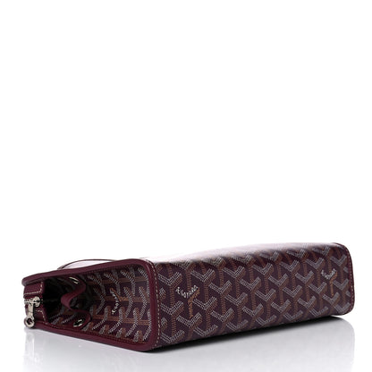 Goyard Goyardine Jouvence Toiletry Pouch Burgundy 4 of 11