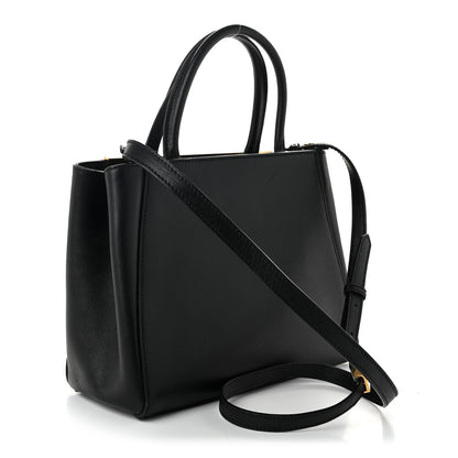 Fendi Vitello Elite Petite 2Jours Tote Black 3 of 10