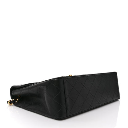 Chanel Lambskin Quilted XL Jumbo Single Flap Black 4 of 13