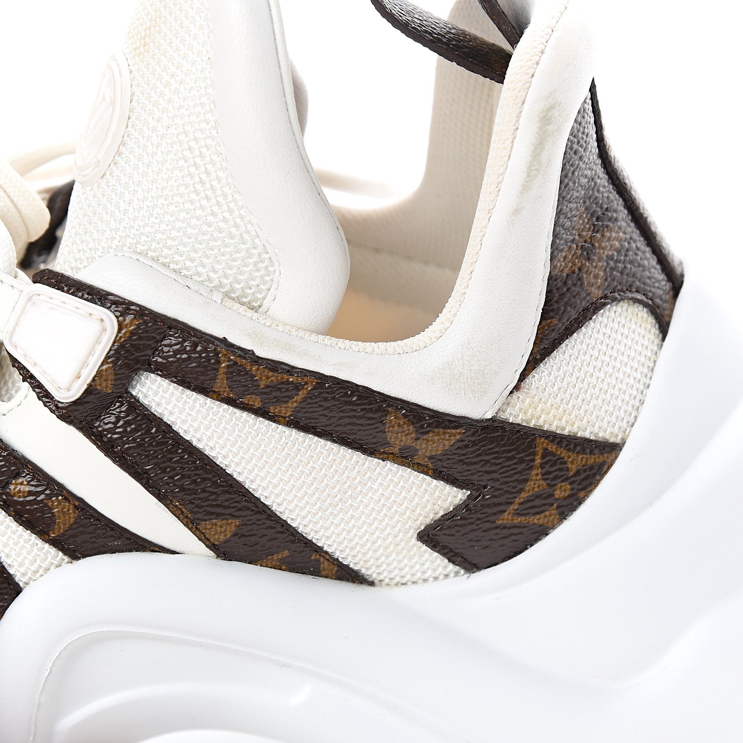 Patent Monogram LV Archlight Sneakers 36.5 White