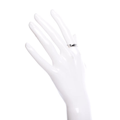 Cartier 18K White Gold 3.5mm LOVE Wedding Band Ring 55 7.25 2 of 5