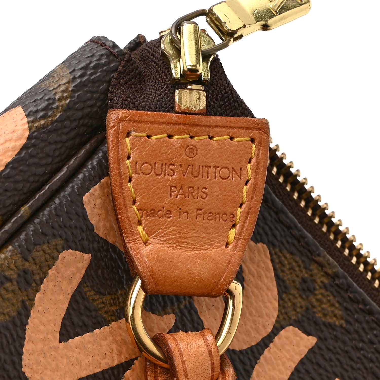 Louis Vuitton Monogram Graffiti Pochette Accessories Peach 6 of 10