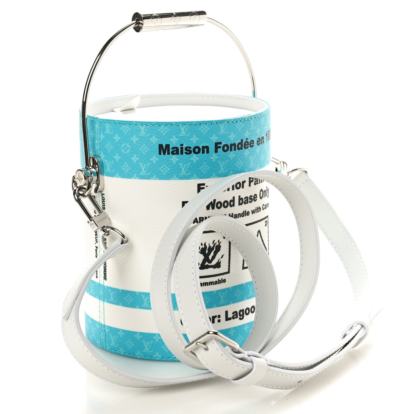 Monogram LV Paint Can Turquoise