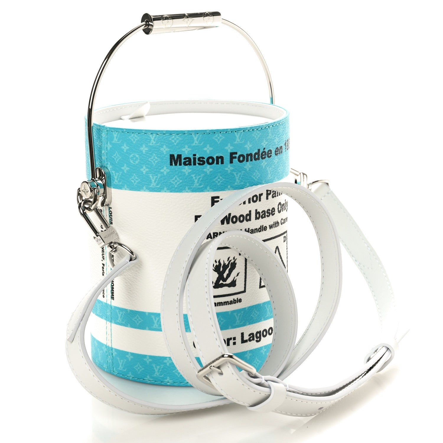 Louis Vuitton Monogram LV Paint Can Turquoise 3 of 10