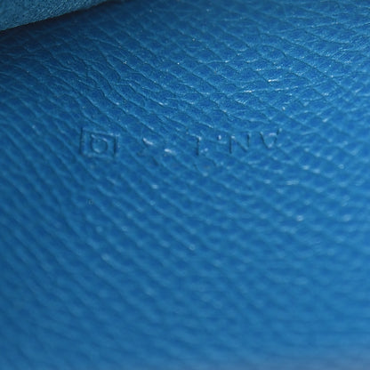 Hermes Epsom Globe Trotter Agenda Cover PM Bleu Izmir 7 of 7