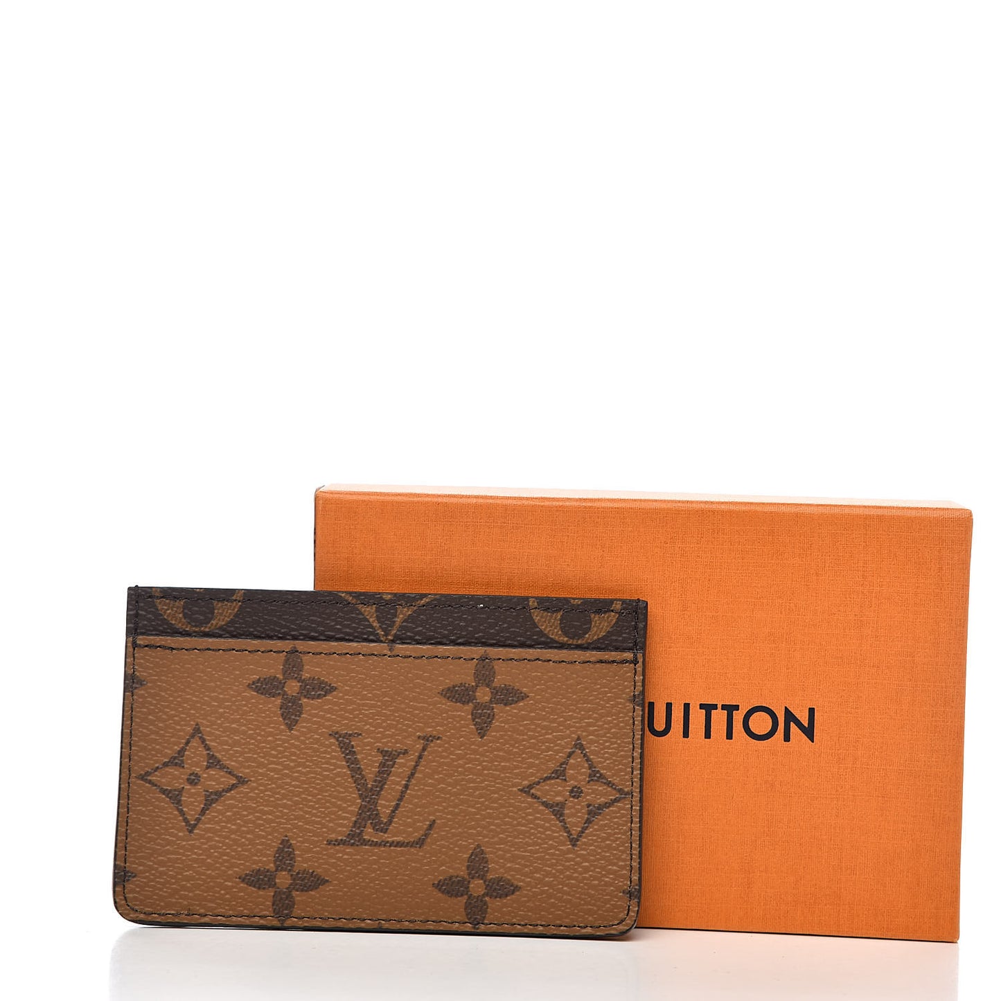 Reverse Monogram Card Holder