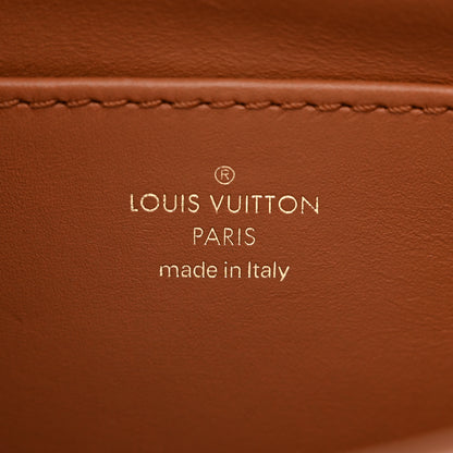 Louis Vuitton LOUIS VUITTON Lambskin Malletage Top Handle GO-14 MM Tan 7 of 10