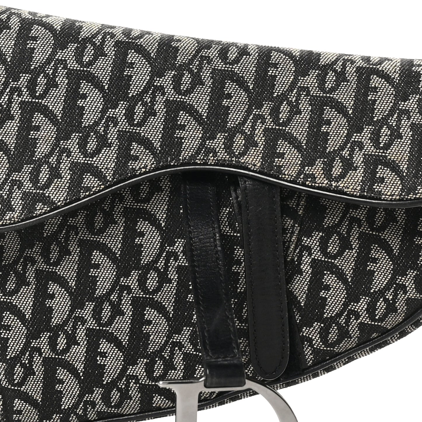 Monogram Saddle Bag Blue