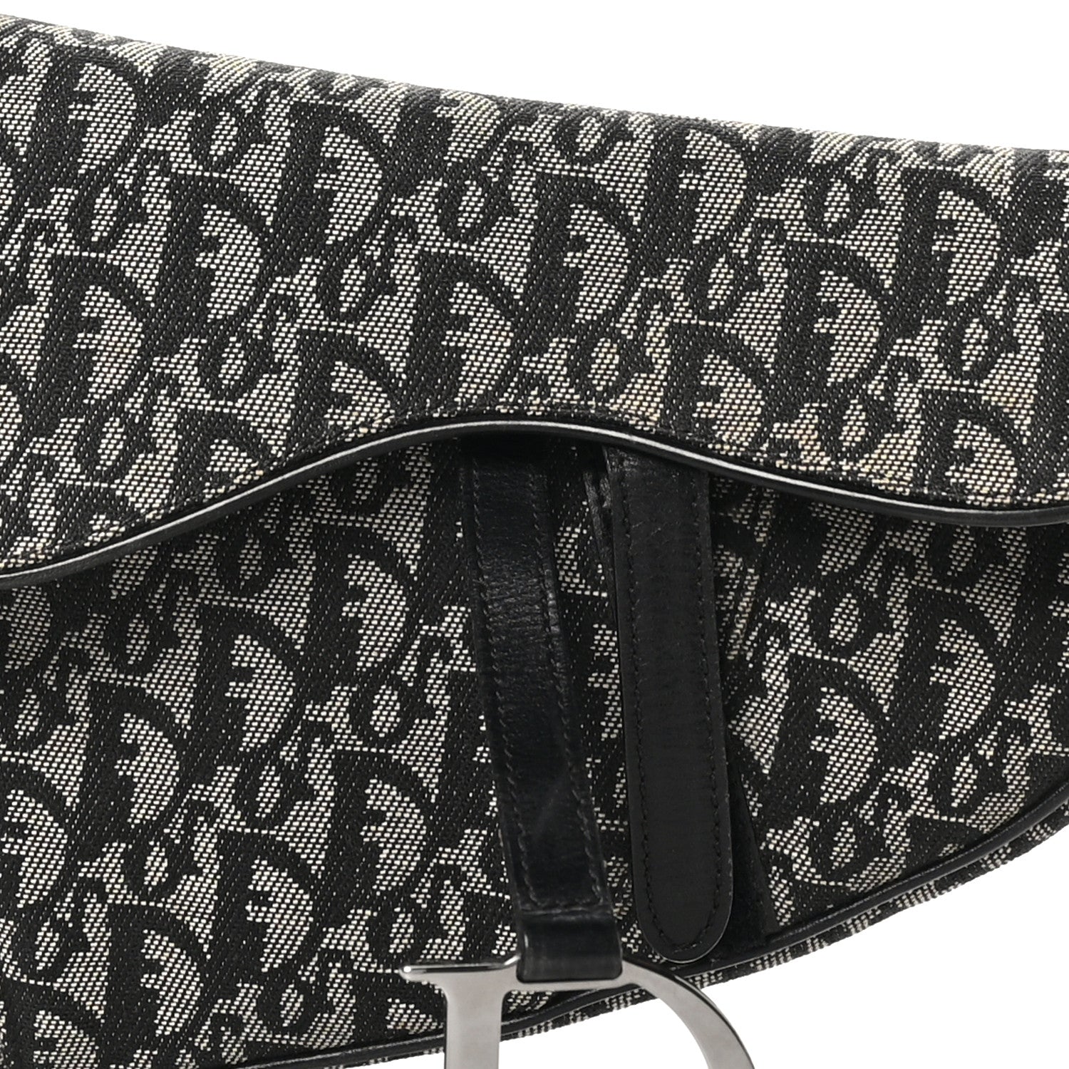 Christian Dior Monogram Saddle Bag Blue 8 of 10