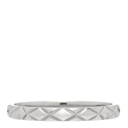 Chanel Platinum Mini Coco Crush Ring 57 8 3 of 4