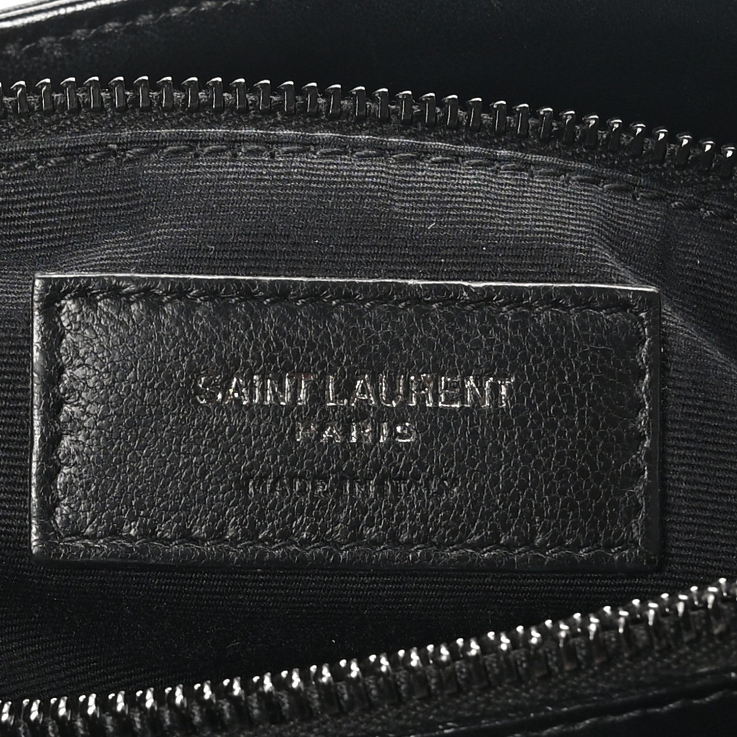 Saint Laurent Calfskin Y Quilted Monogram Monochrome Medium Loulou Chain Satchel Black 7 of 10