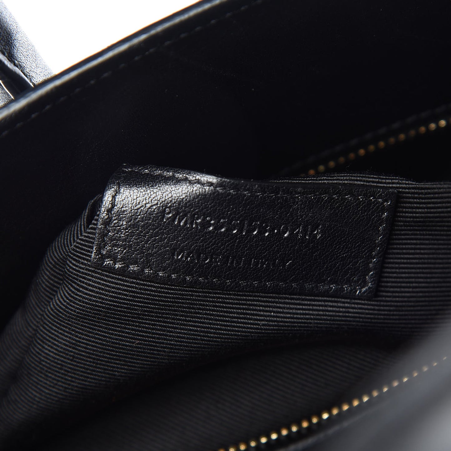 Calfskin Small Sac De Jour Black