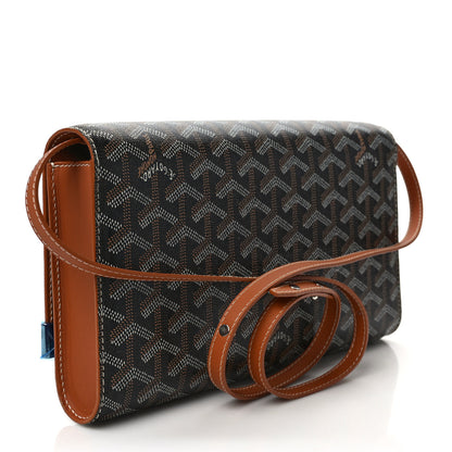 Goyard Goyardine Monte Carlo Bois Clutch With Strap Black Gold 3 of 9