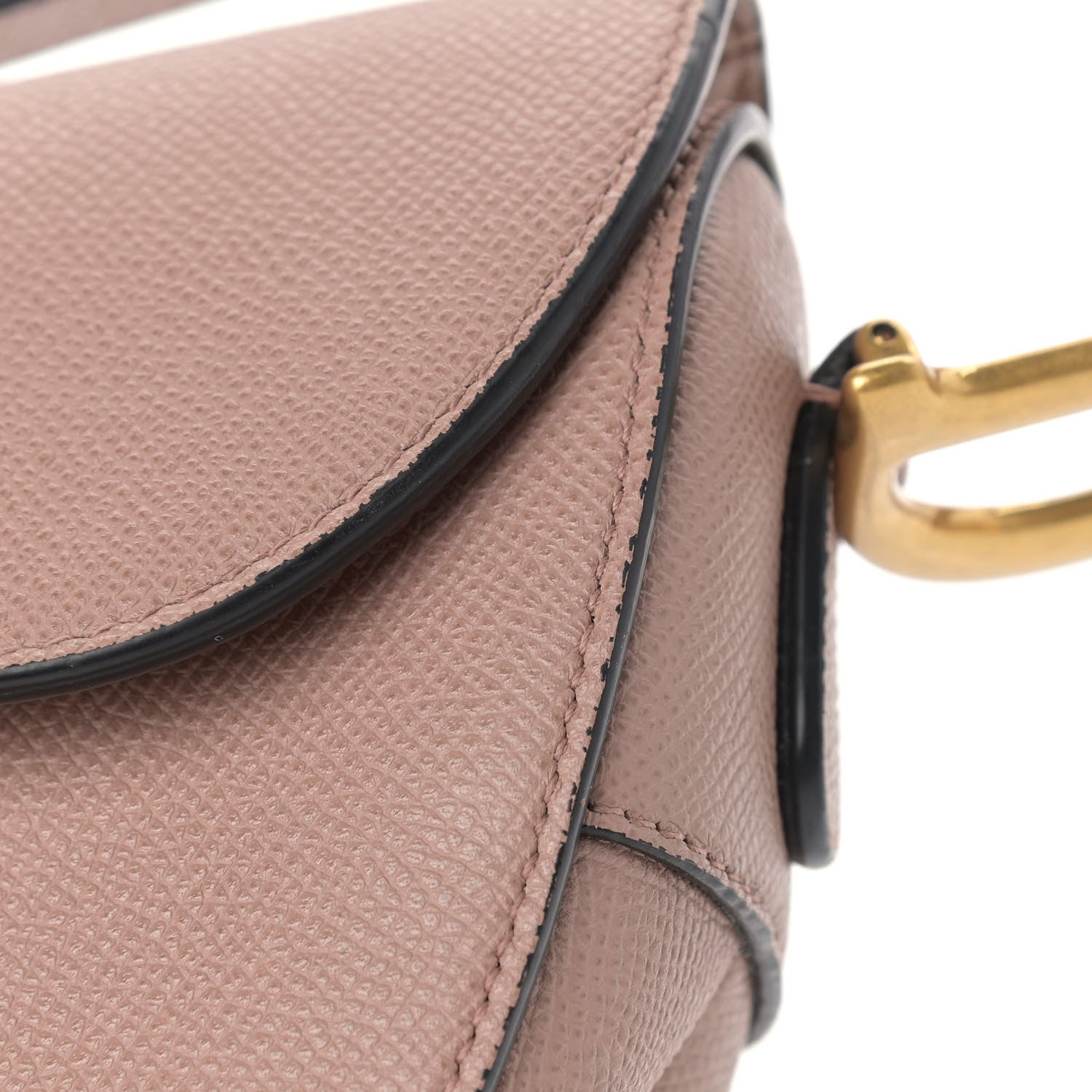 Christian Dior Grained Calfskin Saddle Bag Fard 7 of 12