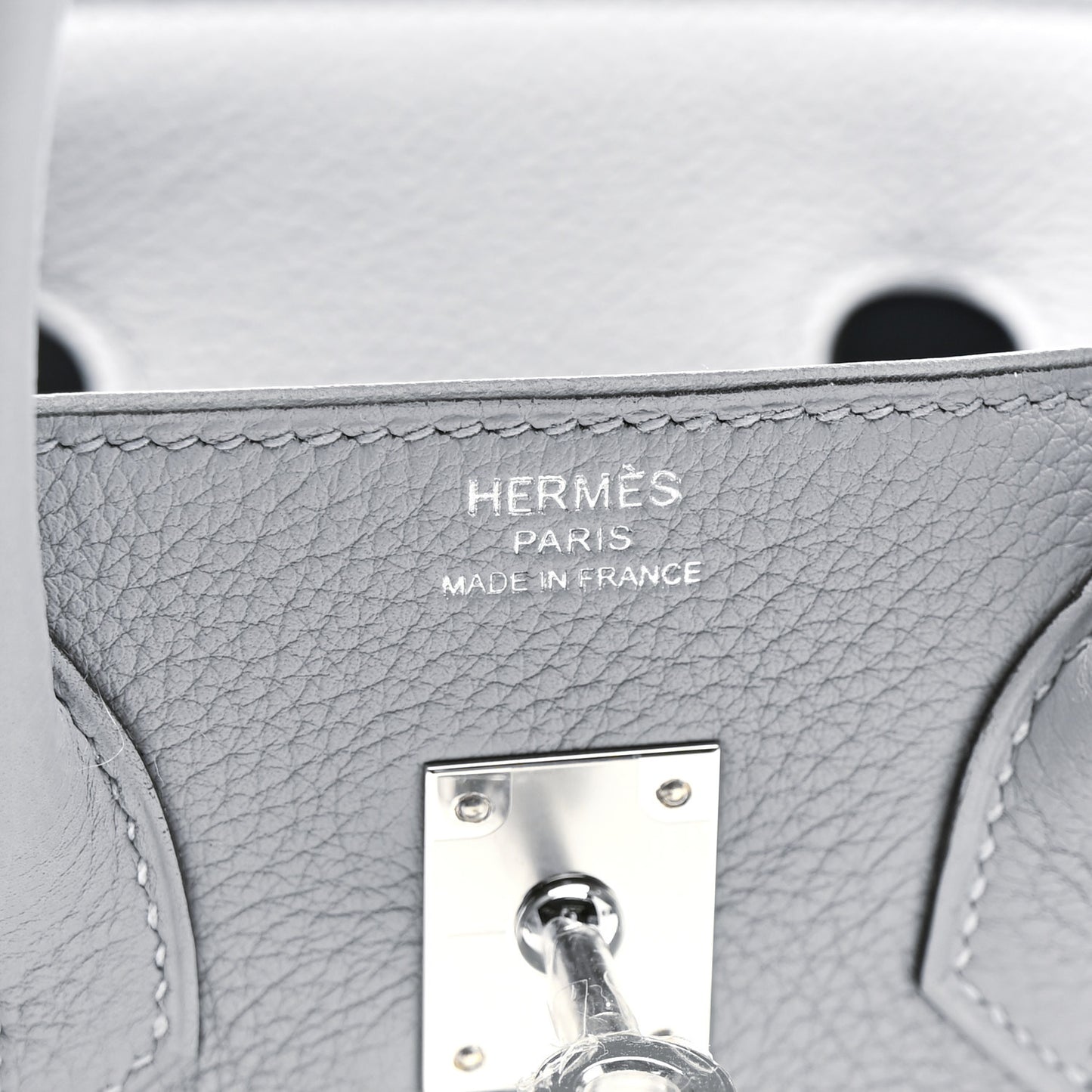 Togo Birkin 25 Gris Pantin