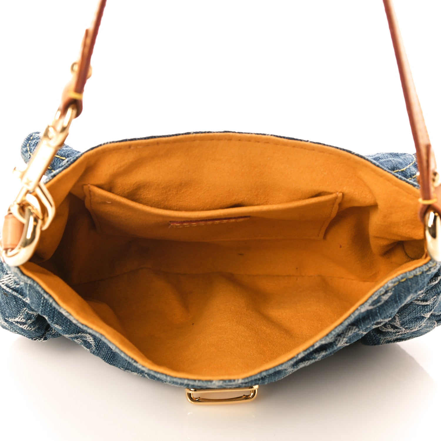 Louis Vuitton Monogram Denim Mini Pleaty Blue 5 of 10