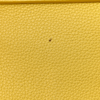 Balenciaga Grained Calfskin Le Dix Small Soft Cartable Mustard Yellow 15 of 21