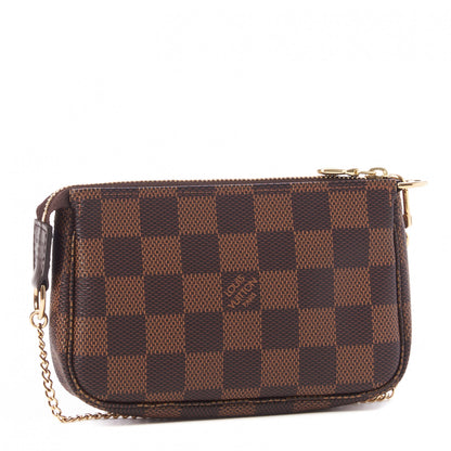 Louis Vuitton Damier Ebene Mini Pochette Accessories 3 of 10