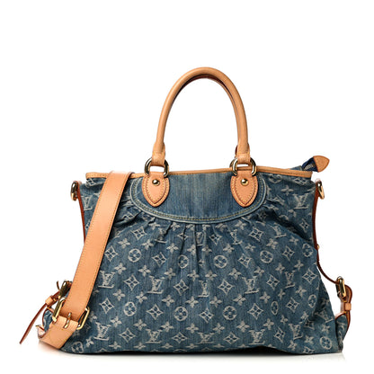 Louis Vuitton Denim Neo Cabby GM Blue 2 of 8