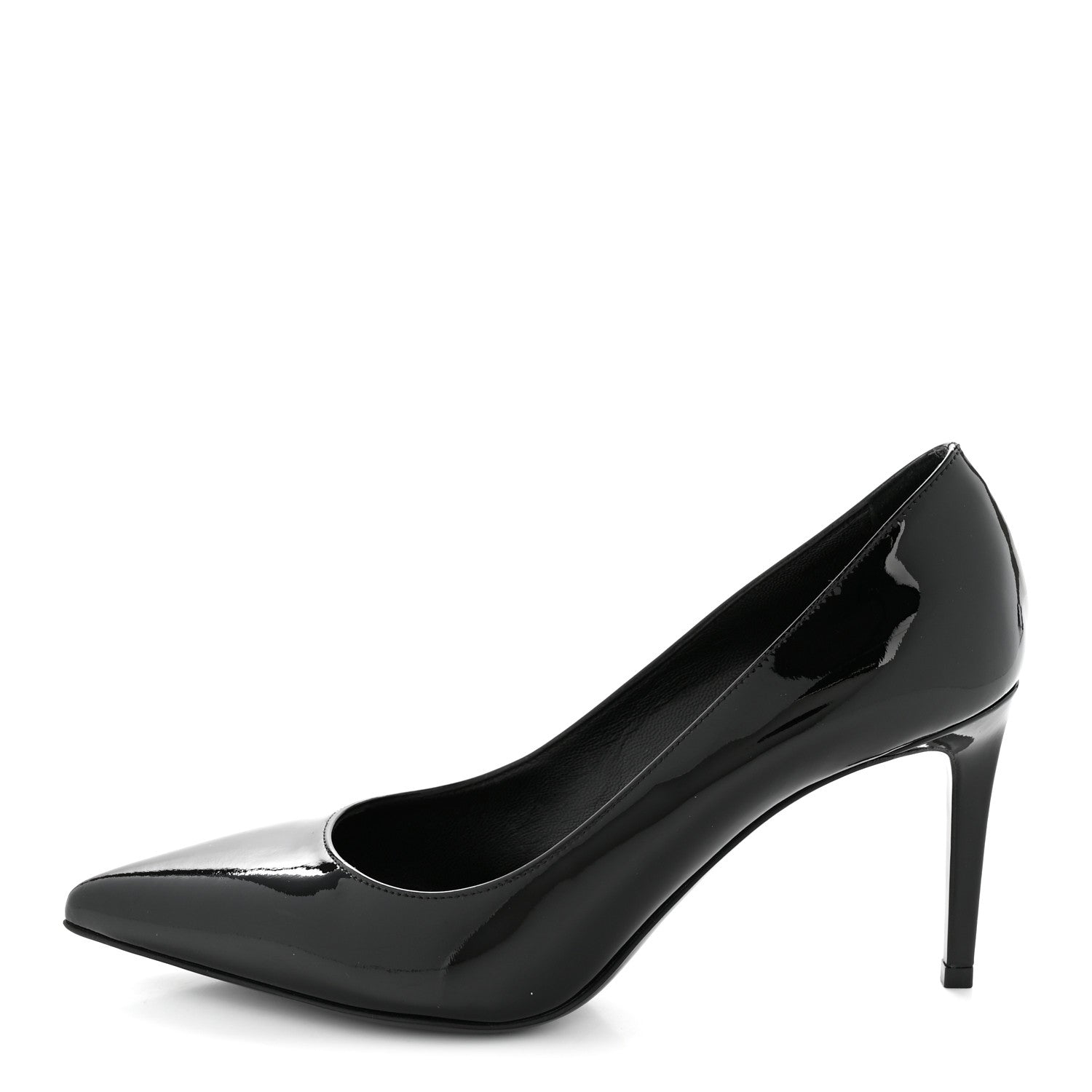 Saint Laurent Patent Classic Paris 105 Escarpin Pumps 36 Black 1 of 11