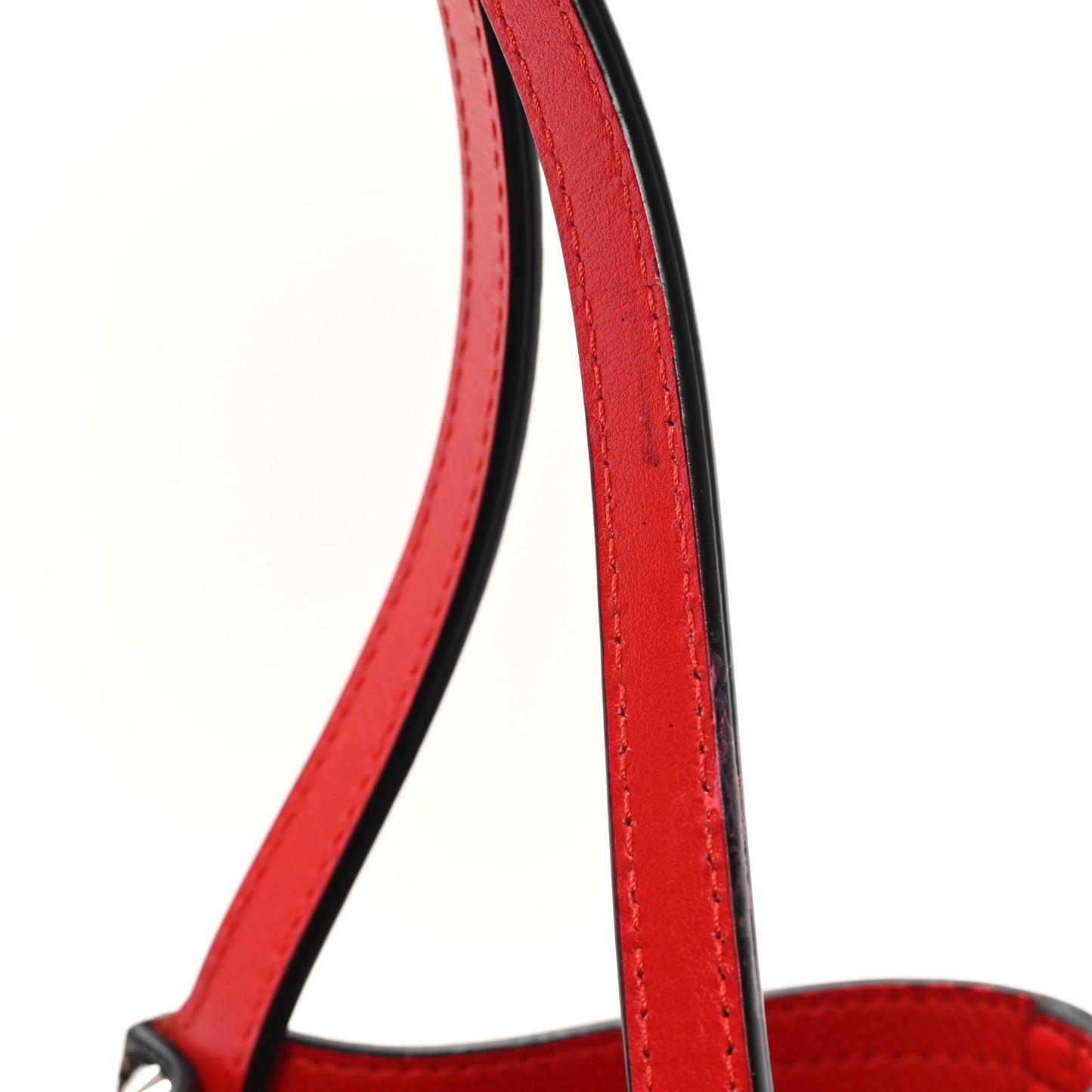 Calfskin Empire Leopard Print Spiked Small Cabarock Shopper Tote Brown