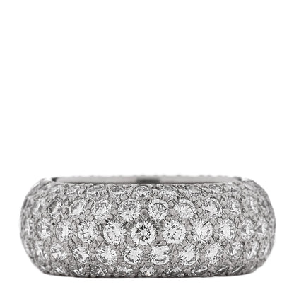 Tiffany Platinum Diamond Five Row Etoile Band Ring 50 5.5 1 of 4