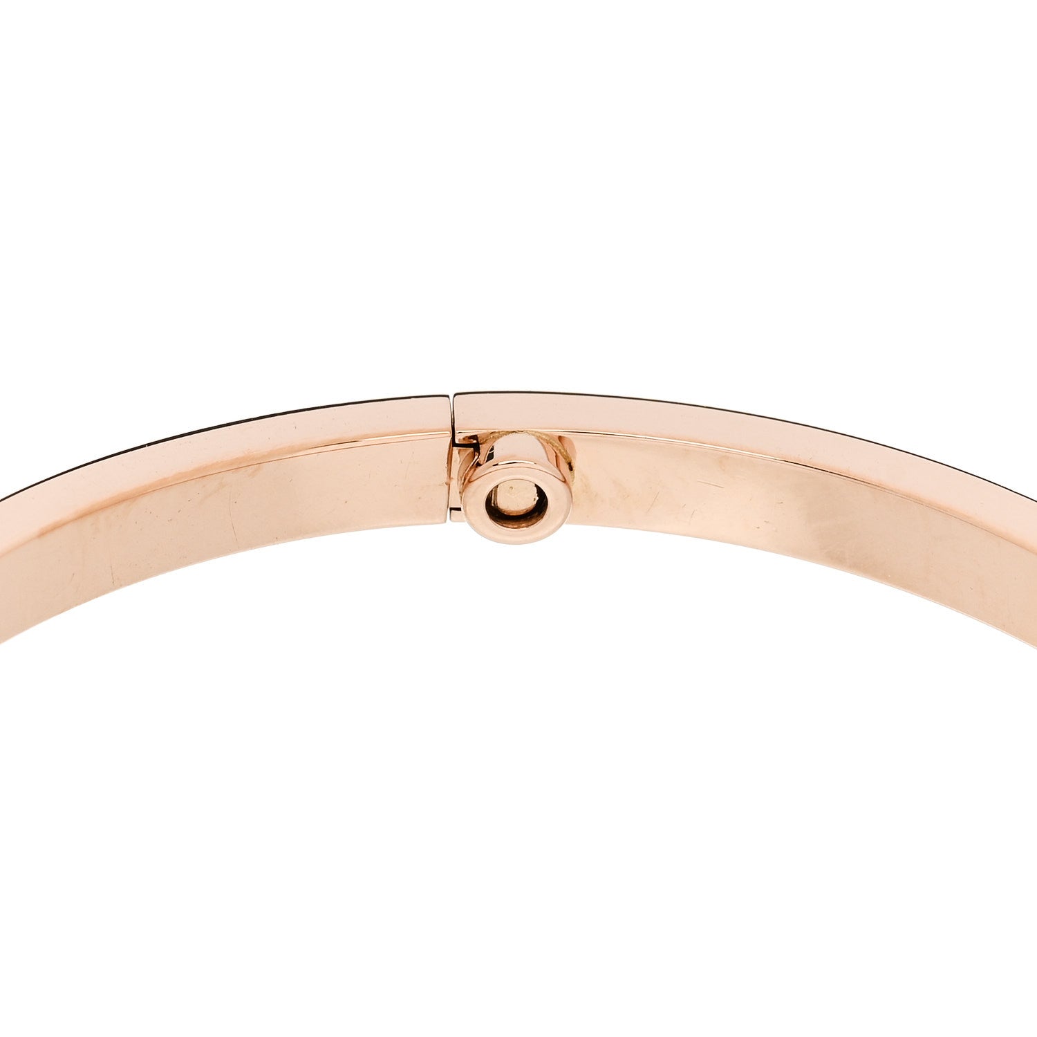 Cartier 18K Pink Gold Diamond Small LOVE Paved Bracelet 17 6 of 6