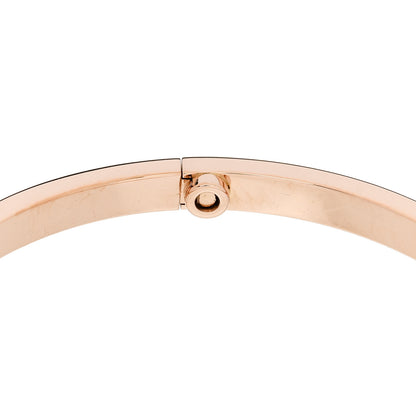 Cartier 18K Pink Gold Diamond Small LOVE Paved Bracelet 17 6 of 6