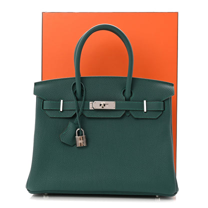 Hermes Togo Birkin 30 Malachite 11 of 11
