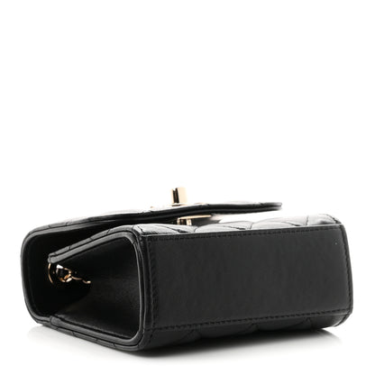 Chanel Lambskin Quilted Mini Trendy CC Chain Wallet Black 4 of 11