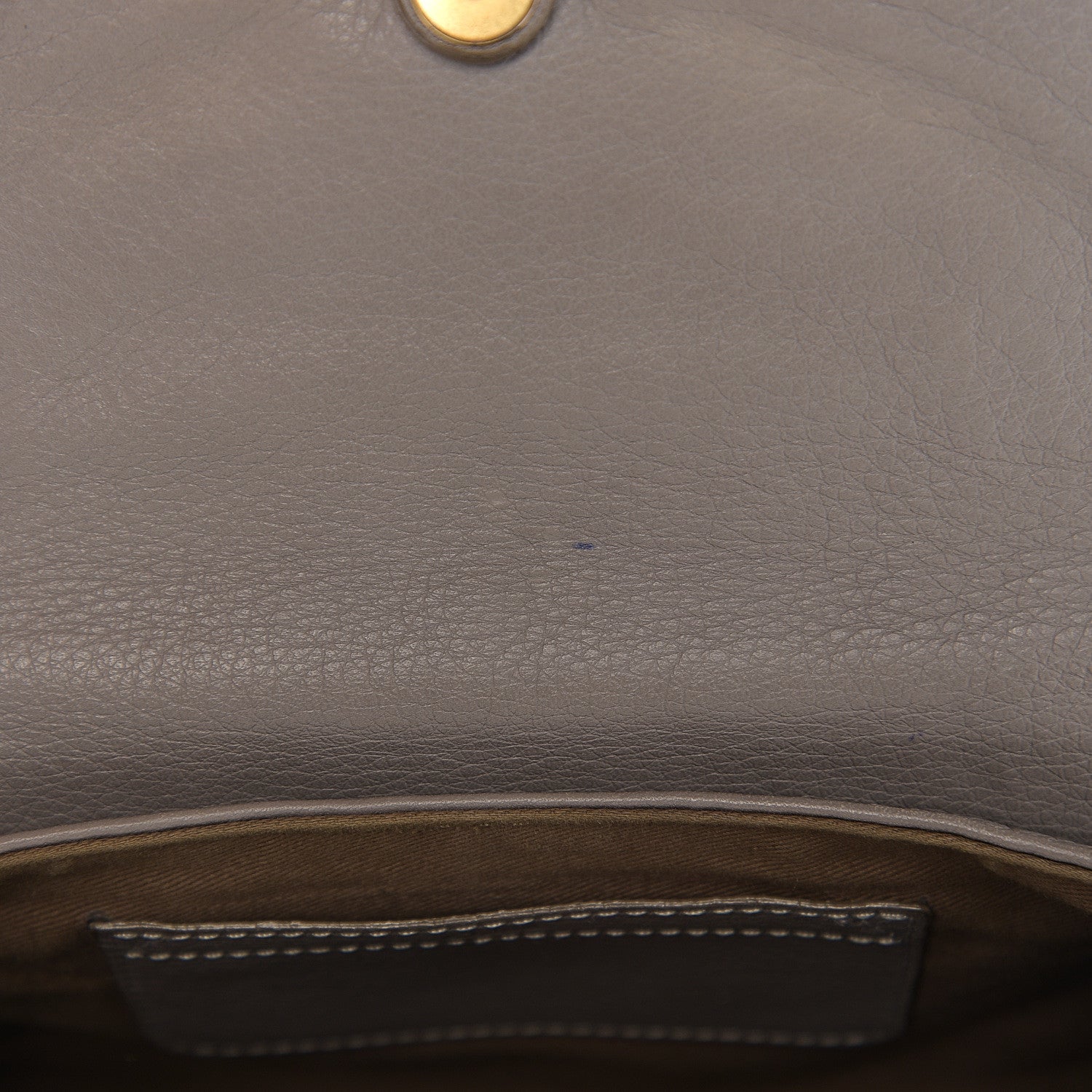 Chloe Calfskin Marcie Pochette Crossbody Bag Cashmere Grey 9 of 10