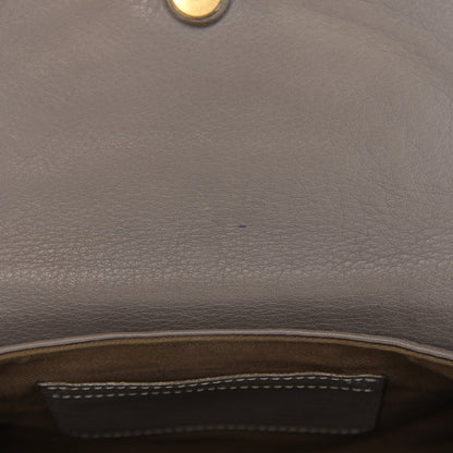 Chloe Calfskin Marcie Pochette Crossbody Bag Cashmere Grey 9 of 10