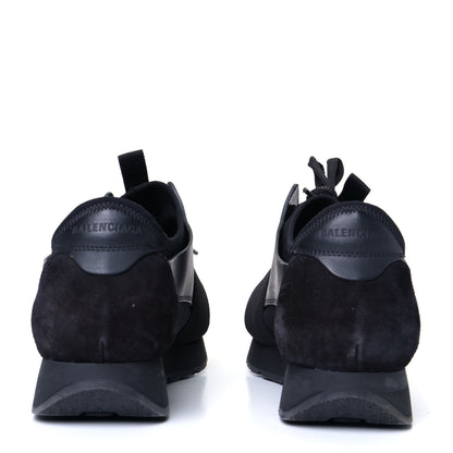 Balenciaga Calfskin Womens Race Runner Sneakers 41 Black 3 of 5